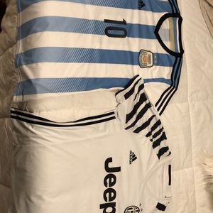 Argentina and Juventus Jerseys 2-Pack